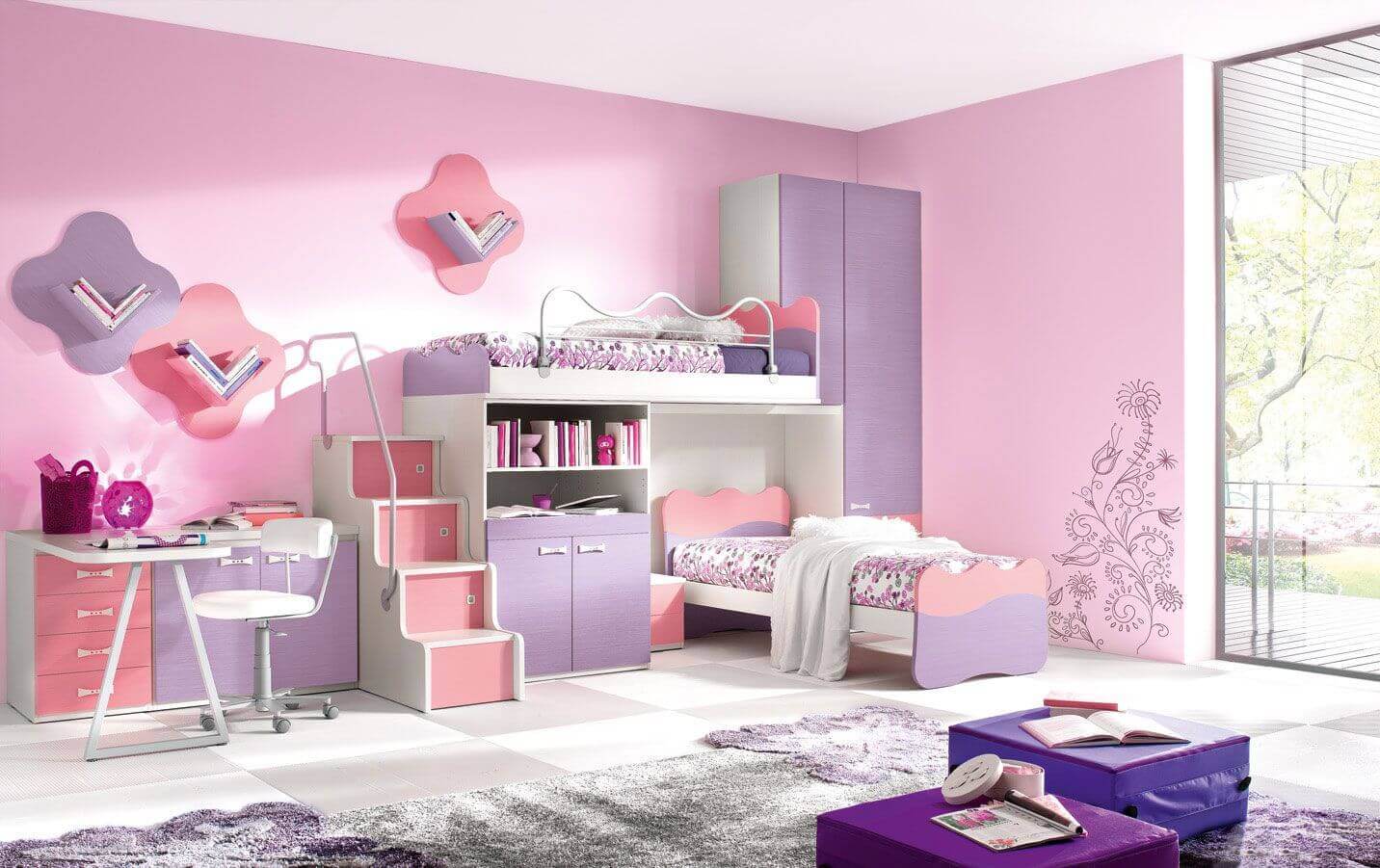 Astounding Girls Bedroom Decoration Designs