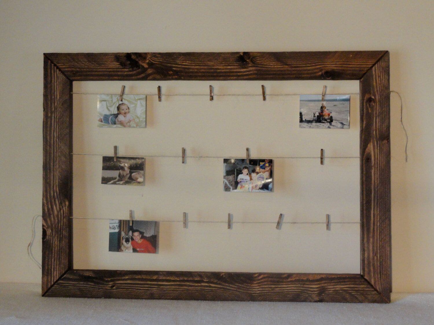 Clothespin Frame for a Teen Room