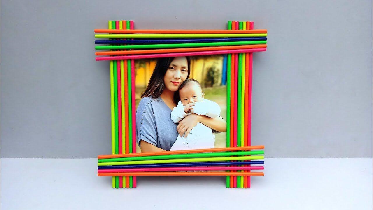 Colored Pencils Create a Playful Frame