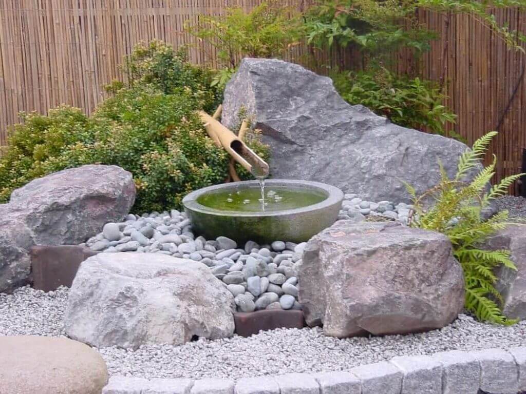 Japanese garden bed