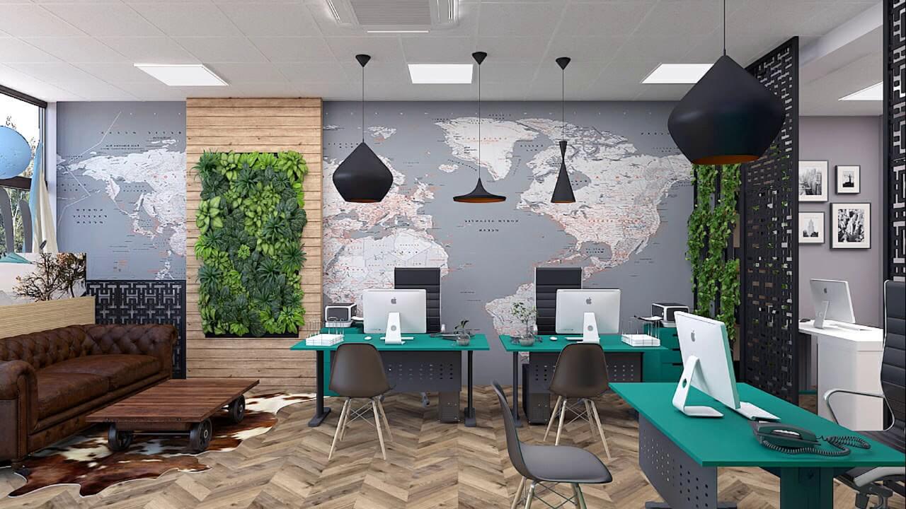 interior travel agency design