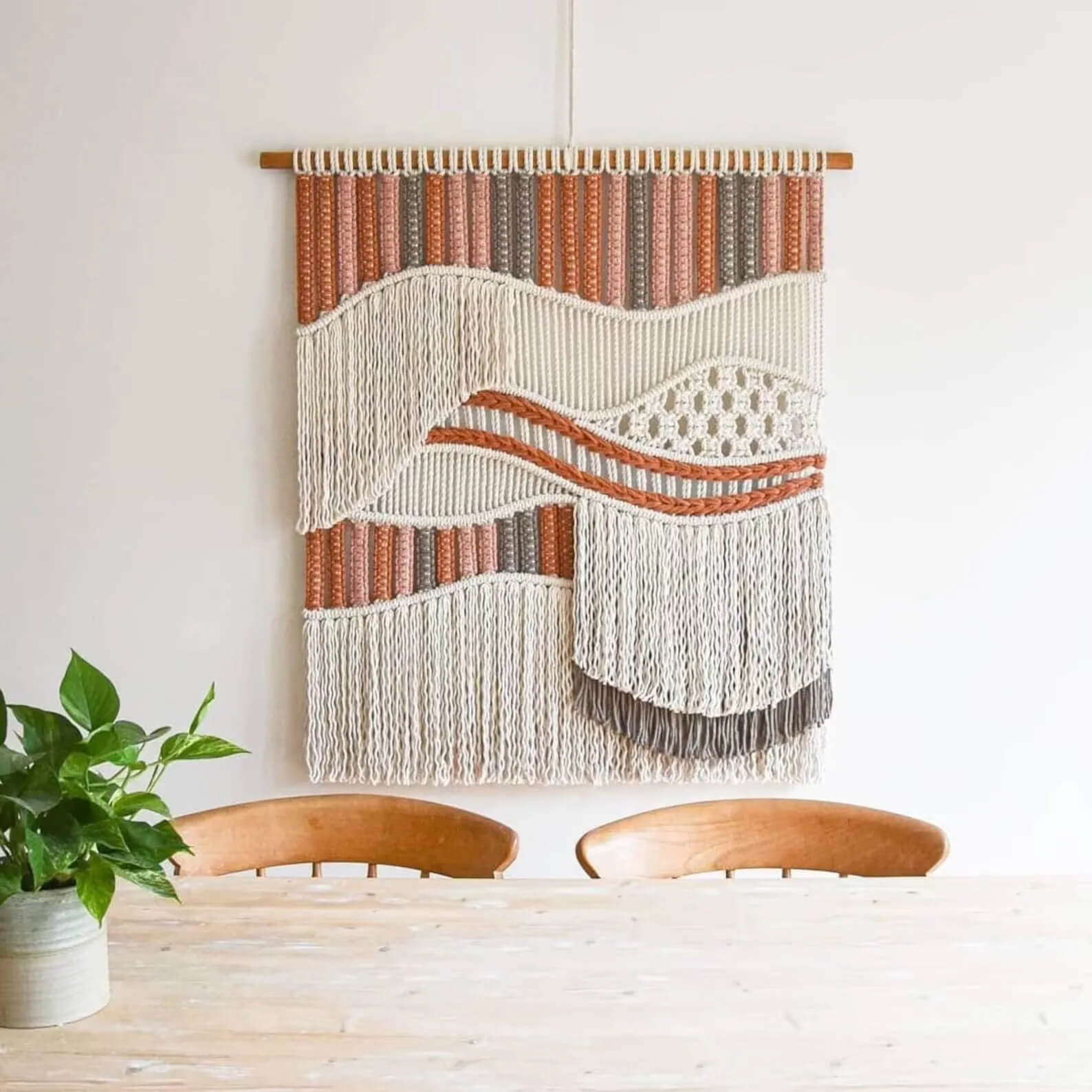 Modern macrame