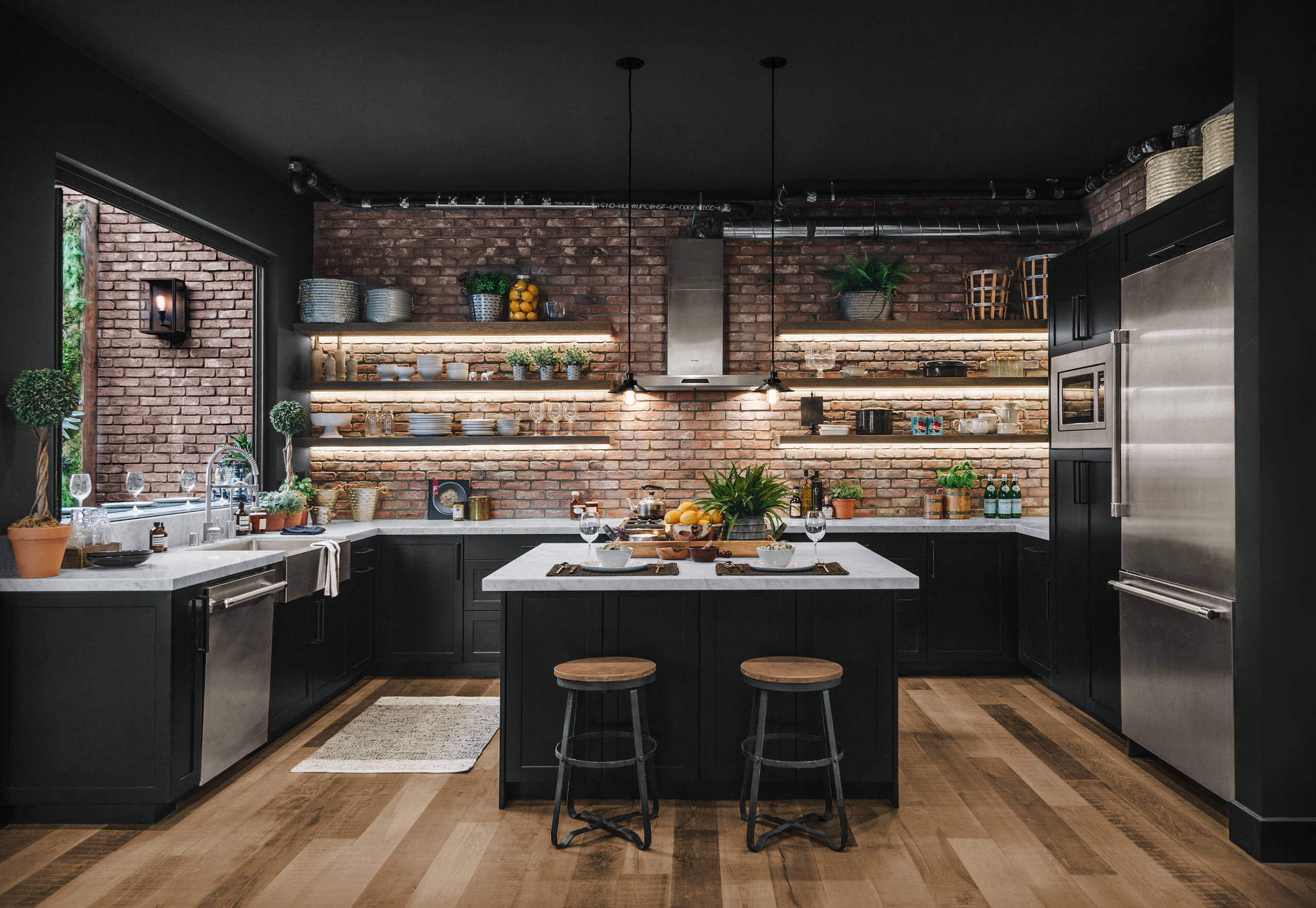 Urban industrial kitchen design