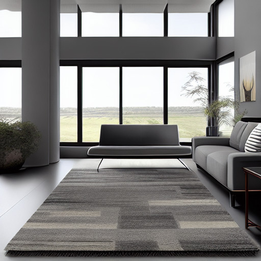Modern living rug