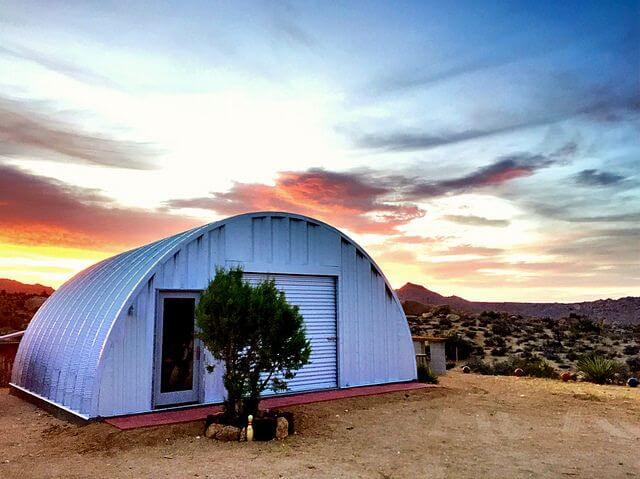 Desert Theme Quonset Huts