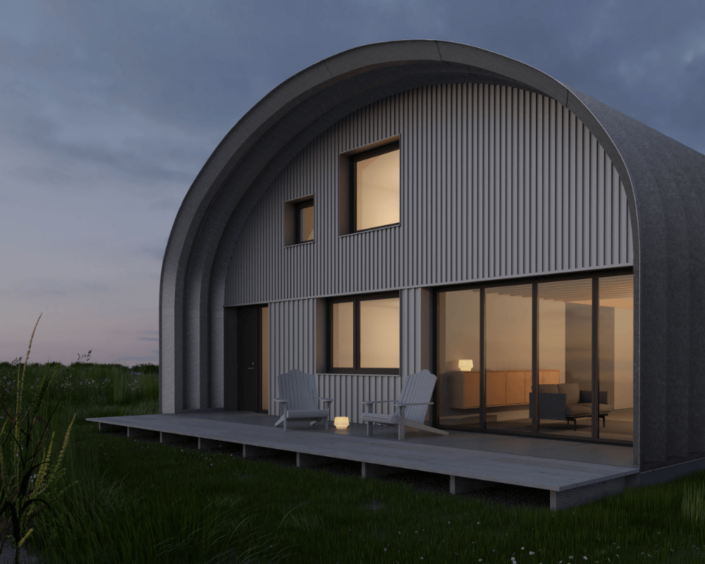 Minimalist Quonset Home