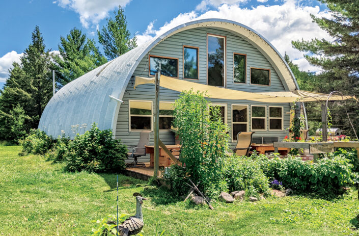 Quonset Hut Homes with Porch