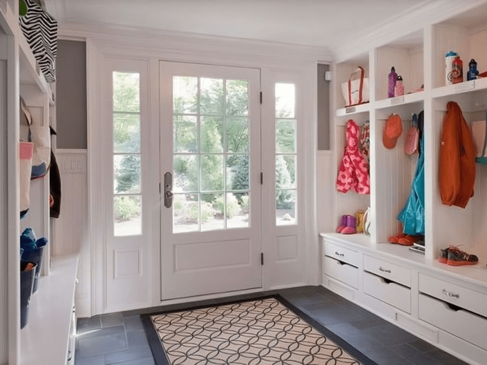 Storage with mudroom 10