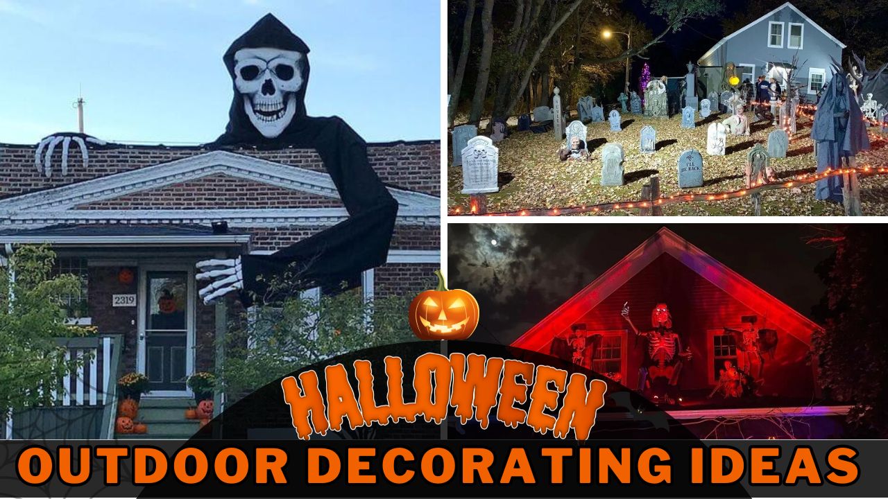 Cool Outdoor Halloween Decorating Ideas From Porch to Front Yard