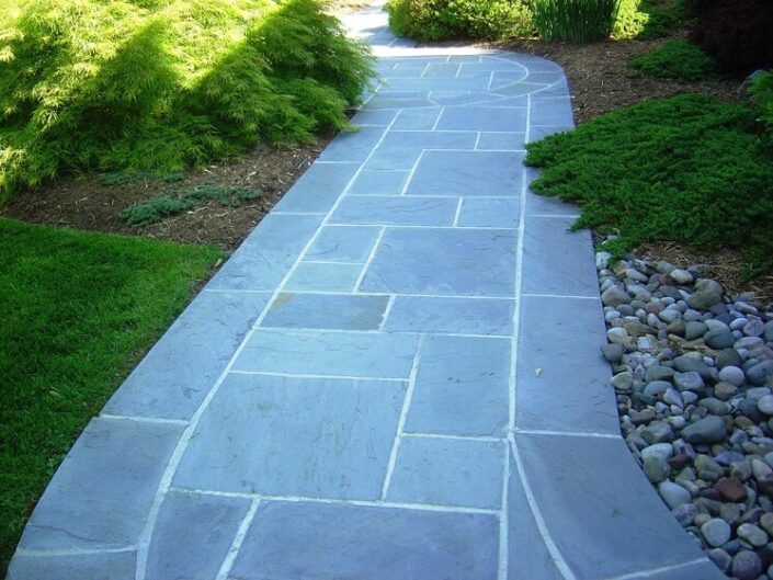 Bluestone Pavers Walkway