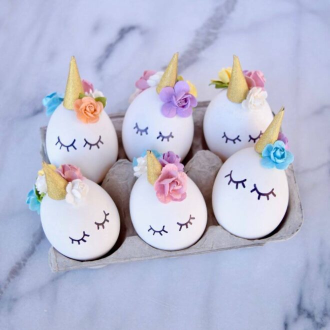 Unicorn Easter Eggs Design