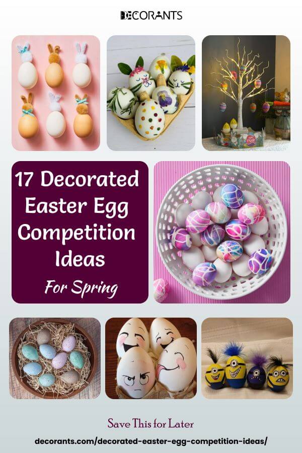 Decorated Easter Egg Competition Ideas For Spring