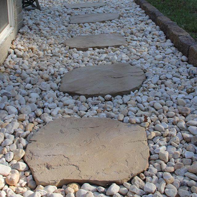 Elevated Stepping stone pathways