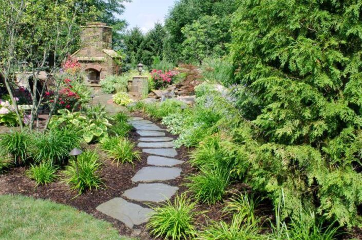 flagstone stepping stone pathways