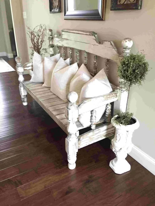 Entryway Bench with Shoe Storage