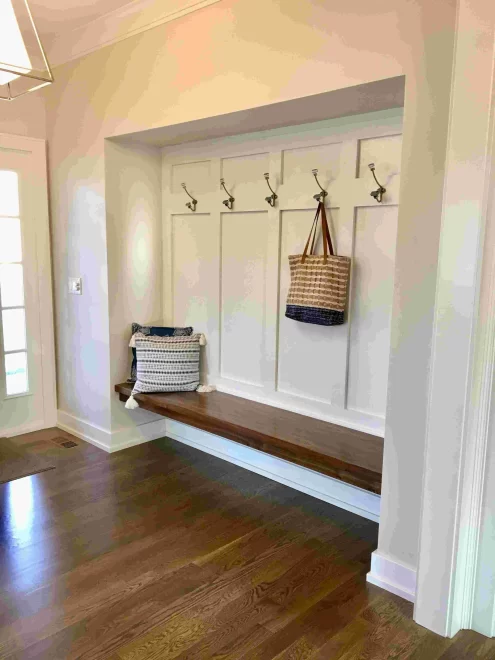 Entryway Bench with Shoe Storage