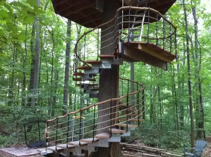 Treehouse Stairs idea